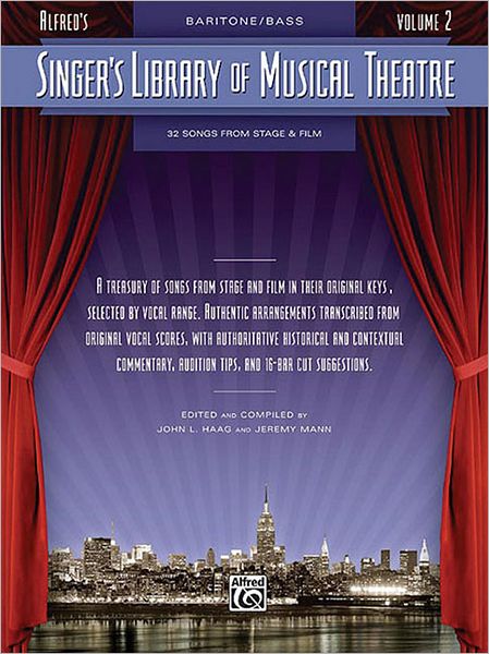 Singer's Library of Musical Theatre, Vol 2: Baritone/Bass Voice