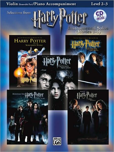 Harry Potter Instrumental Solos for Strings (Movies 1-5): Violin, Book & CD