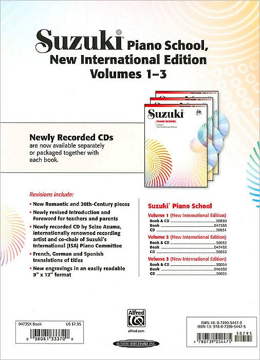 Suzuki Piano School, Vol 1