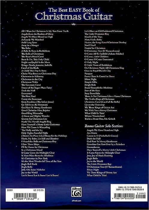 The Best Easy Book of Christmas Guitar: Over 100 Christmas Favorites Including a Special Easy Solo Guitar TAB Section!