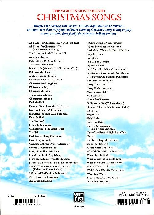 World's Most Beloved Christmas Songs: Piano/Vocal/Chords