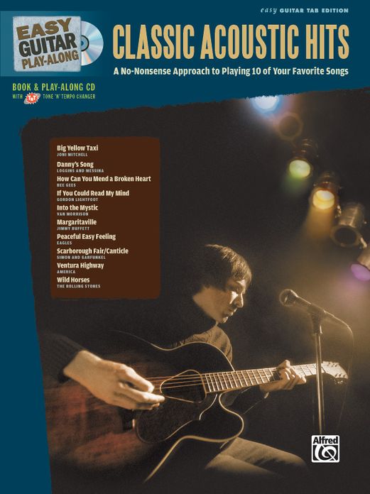 Easy Guitar Play-Along Classic Acoustic Hits: Easy Guitar Tab, Book & CD
