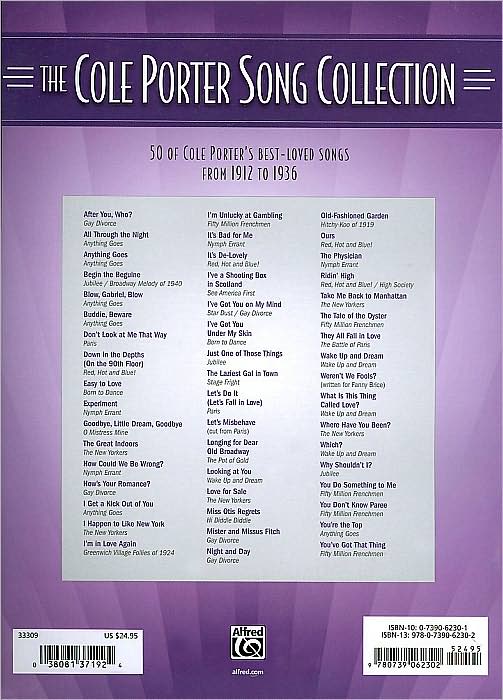 The Cole Porter Song Collection, Volume 1: 1912-1936