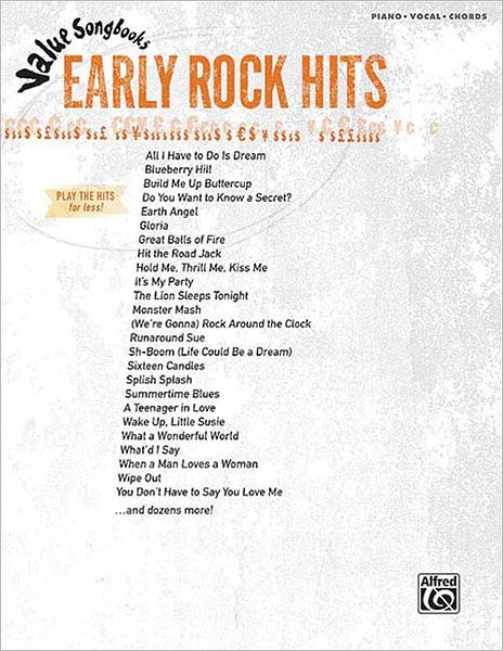 Value Songbooks: Early Rock Hits