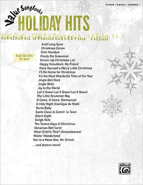 Value Songbooks: Holiday Hits