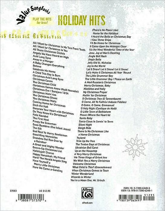 Value Songbooks: Holiday Hits