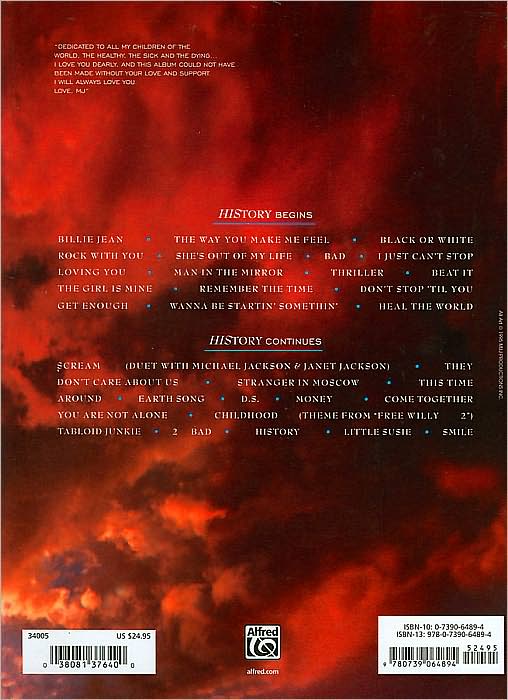 HIStory: Past, Present and Future, Book 1