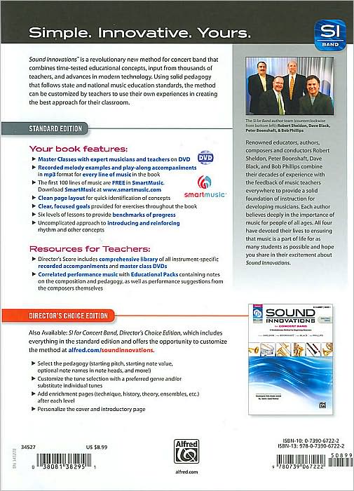 Sound Innovations for Concert Band, Bk 1: A Revolutionary Method for Beginning Musicians (Flute), Book, CD & DVD