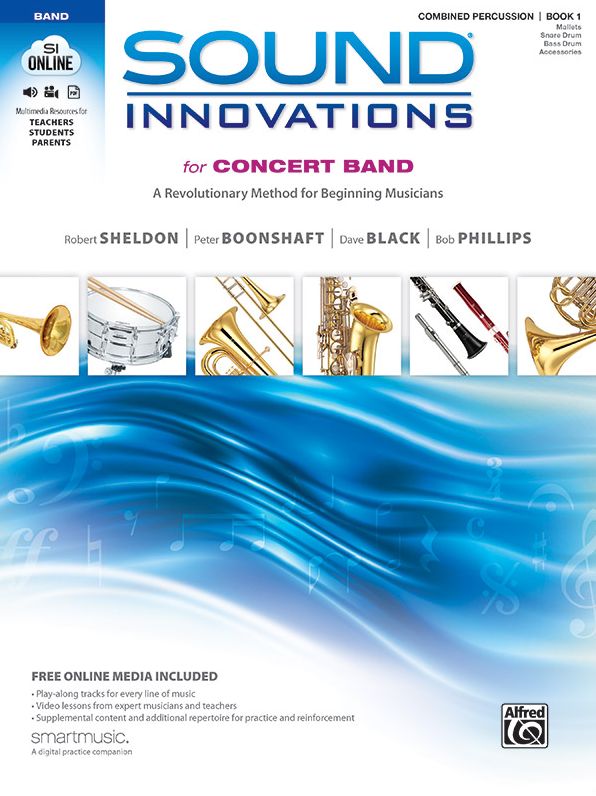 Sound Innovations for Concert Band, Bk 1: A Revolutionary Method for Beginning Musicians (Combined Percussion), Book, CD & DVD