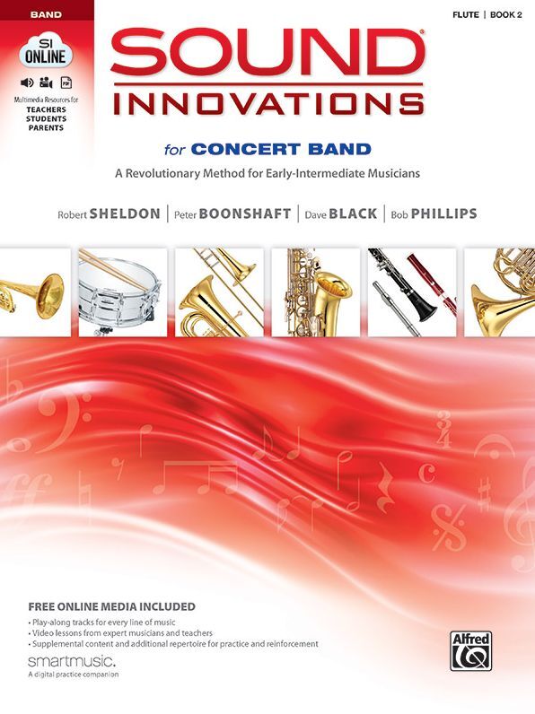 Sound Innovations for Concert Band, Bk 2: A Revolutionary Method for Early-Intermediate Musicians (Flute), Book, CD & DVD
