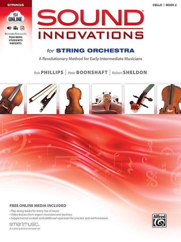 Sound Innovations for String Orchestra, Bk 2: A Revolutionary Method for Early-Intermediate Musicians (Cello), Book, CD & DVD