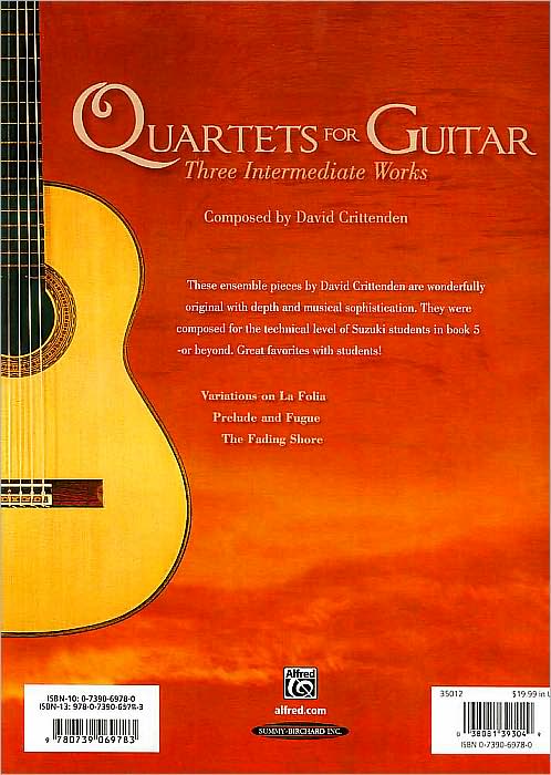 Quartets for Guitar: Three Intermediate Works