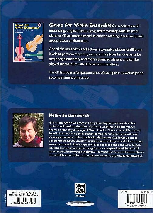 Gems for Violin Ensembles: Book & CD