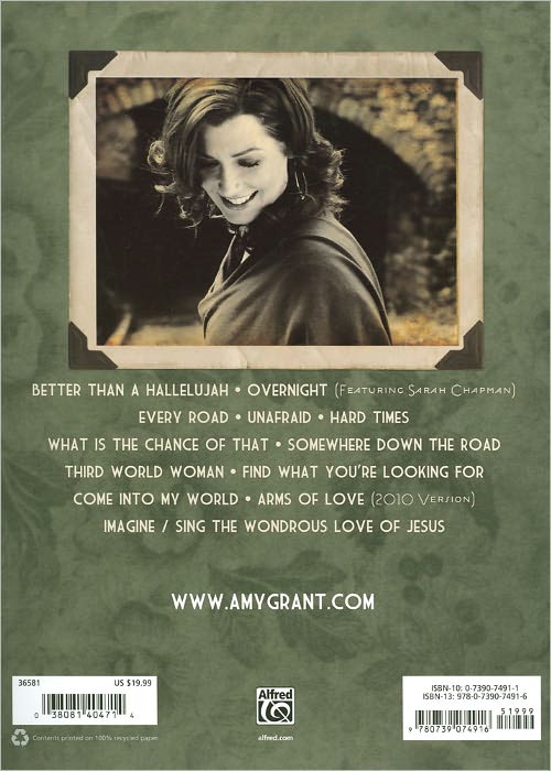 Amy Grant -- Somewhere Down the Road: Piano/Vocal/Guitar