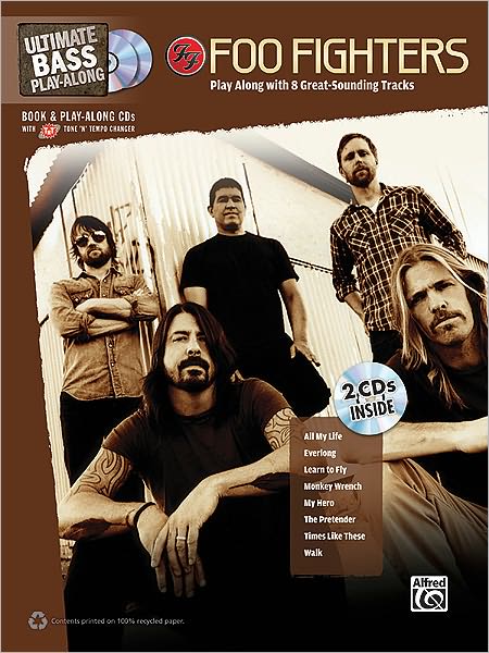 Ultimate Bass Play-Along Foo Fighters: Authentic Bass TAB, Book & 2 Enhanced CDs