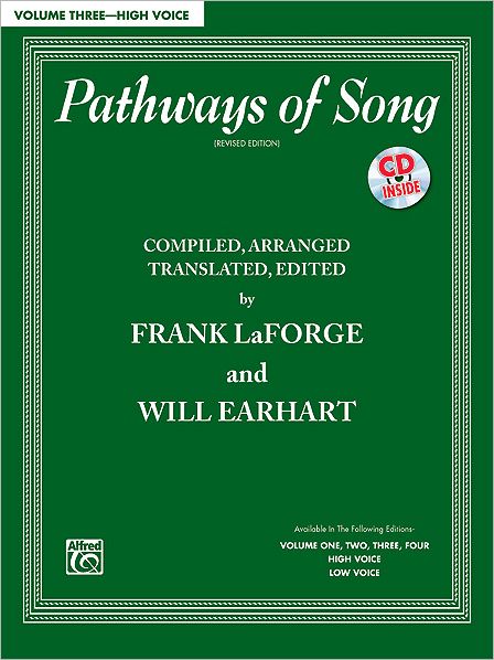 Pathways of Song, Vol 3: High Voice, Book & CD