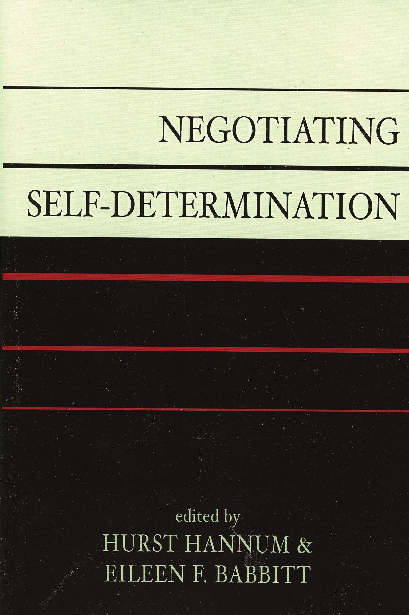 Negotiating Self-Determination