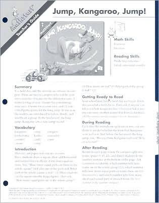Great Source Mathstart: Teacher's Guide Jump Kangaroo Jump! Fractions 2000