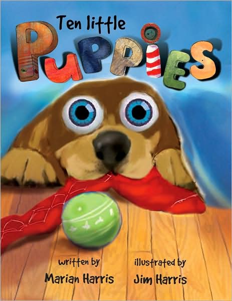 Ten Little Puppies Board Book: An Eyeball Animation Book