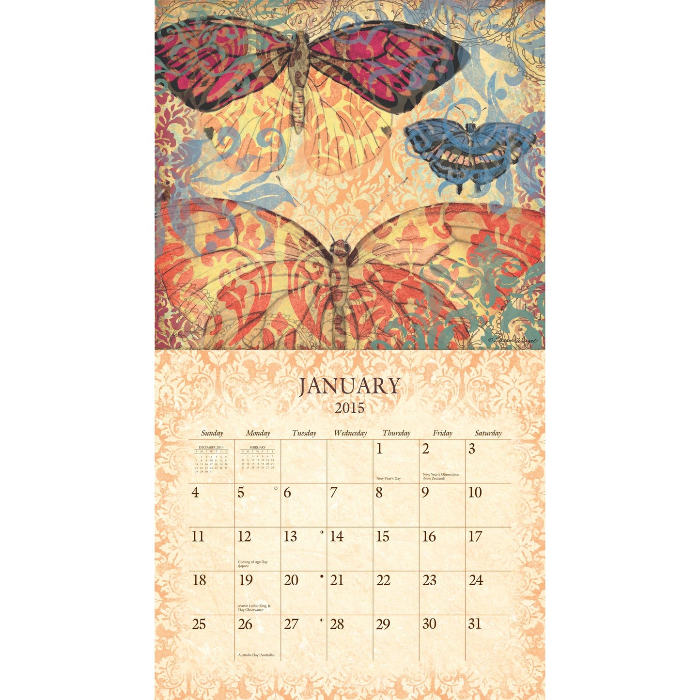Bohemian Garden Calendar