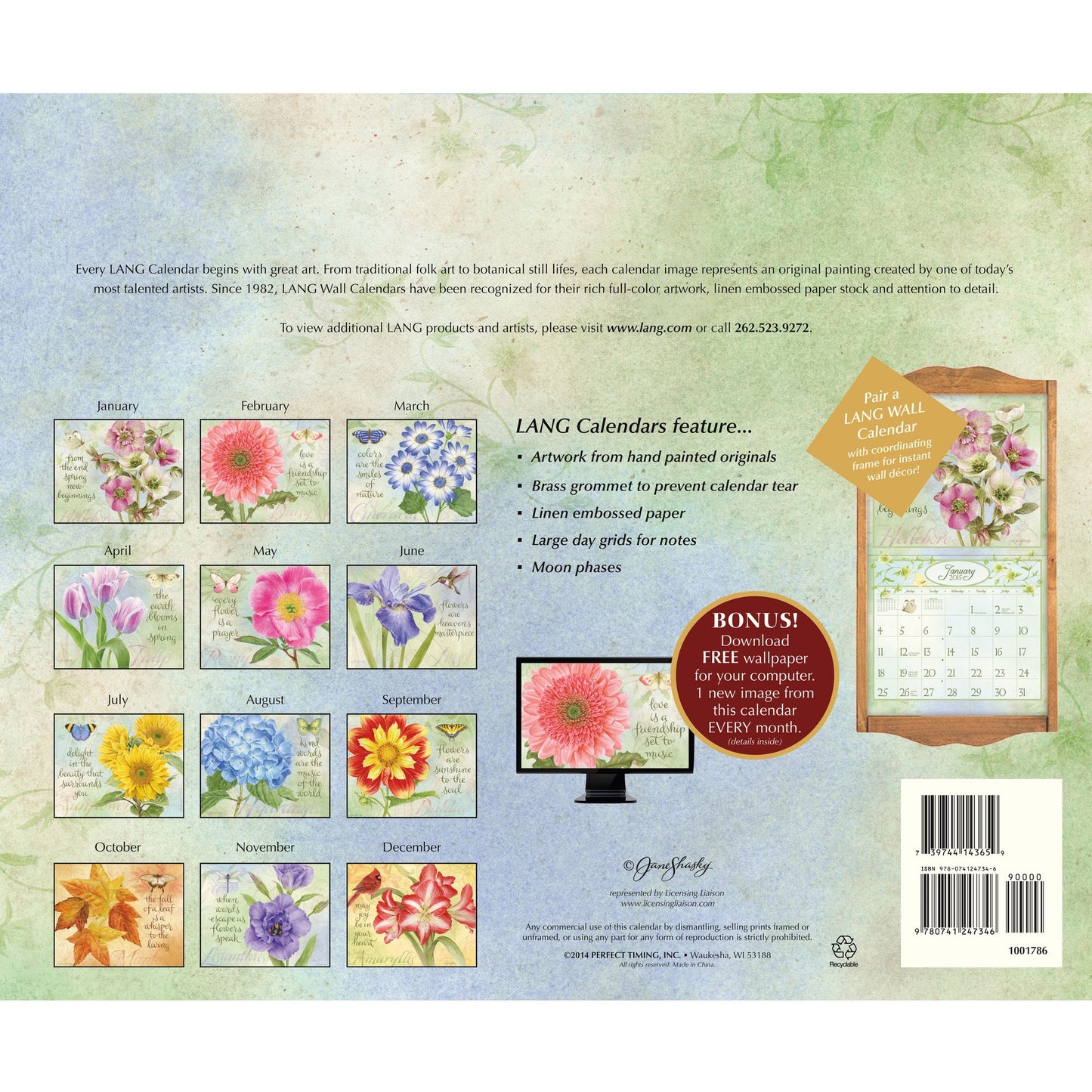 The Lang Botanical Inspiration Calendar