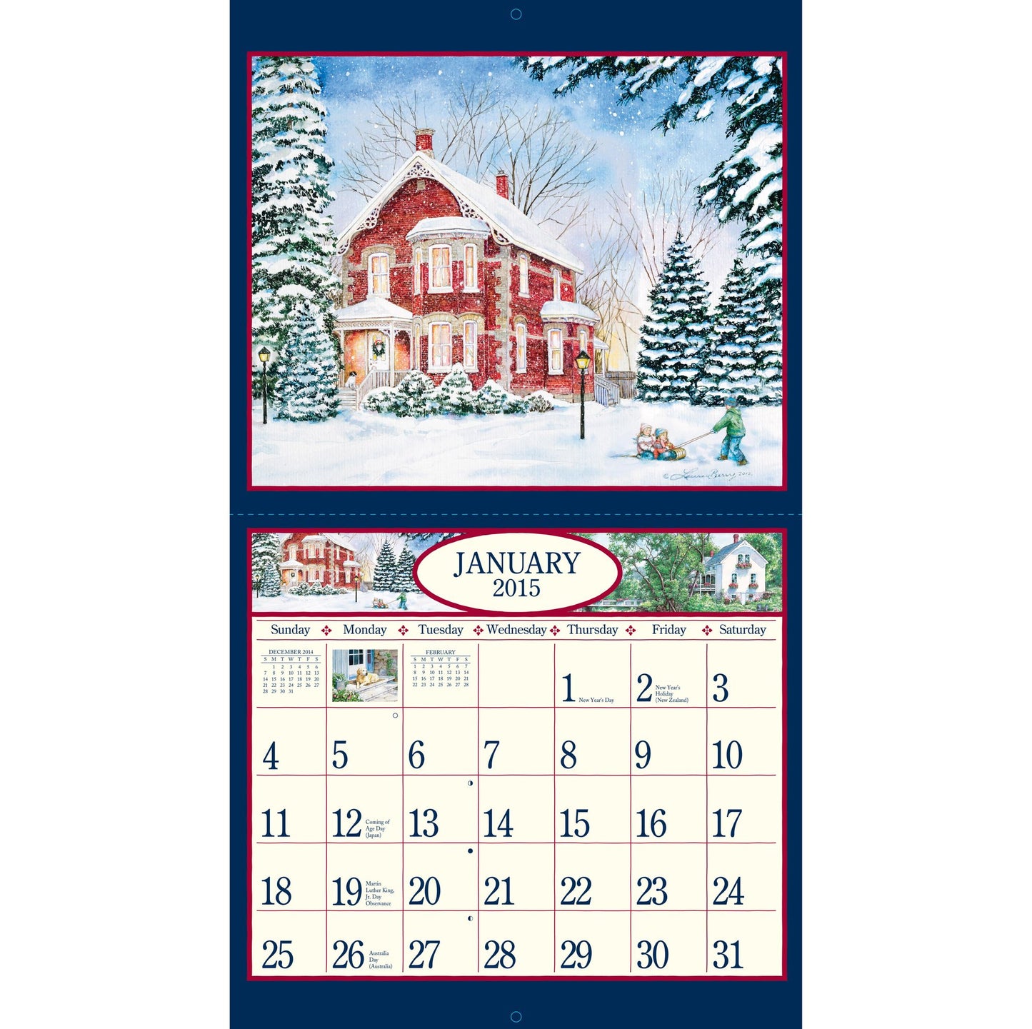 The Lang Country Welcome Calendar