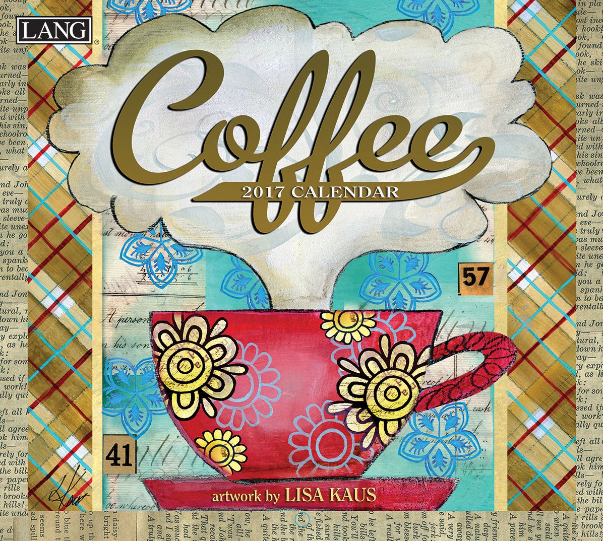 2017 Wall Calendar Coffee