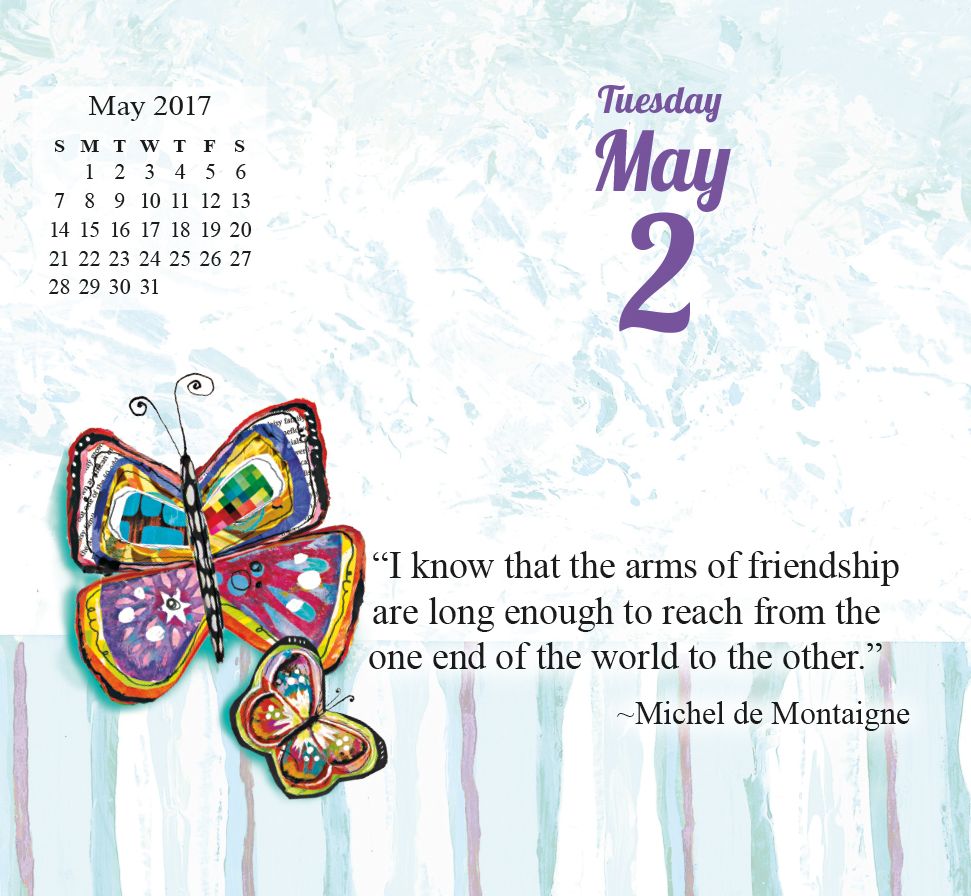 2017 365 Daily Thoughts For A Dear Friend