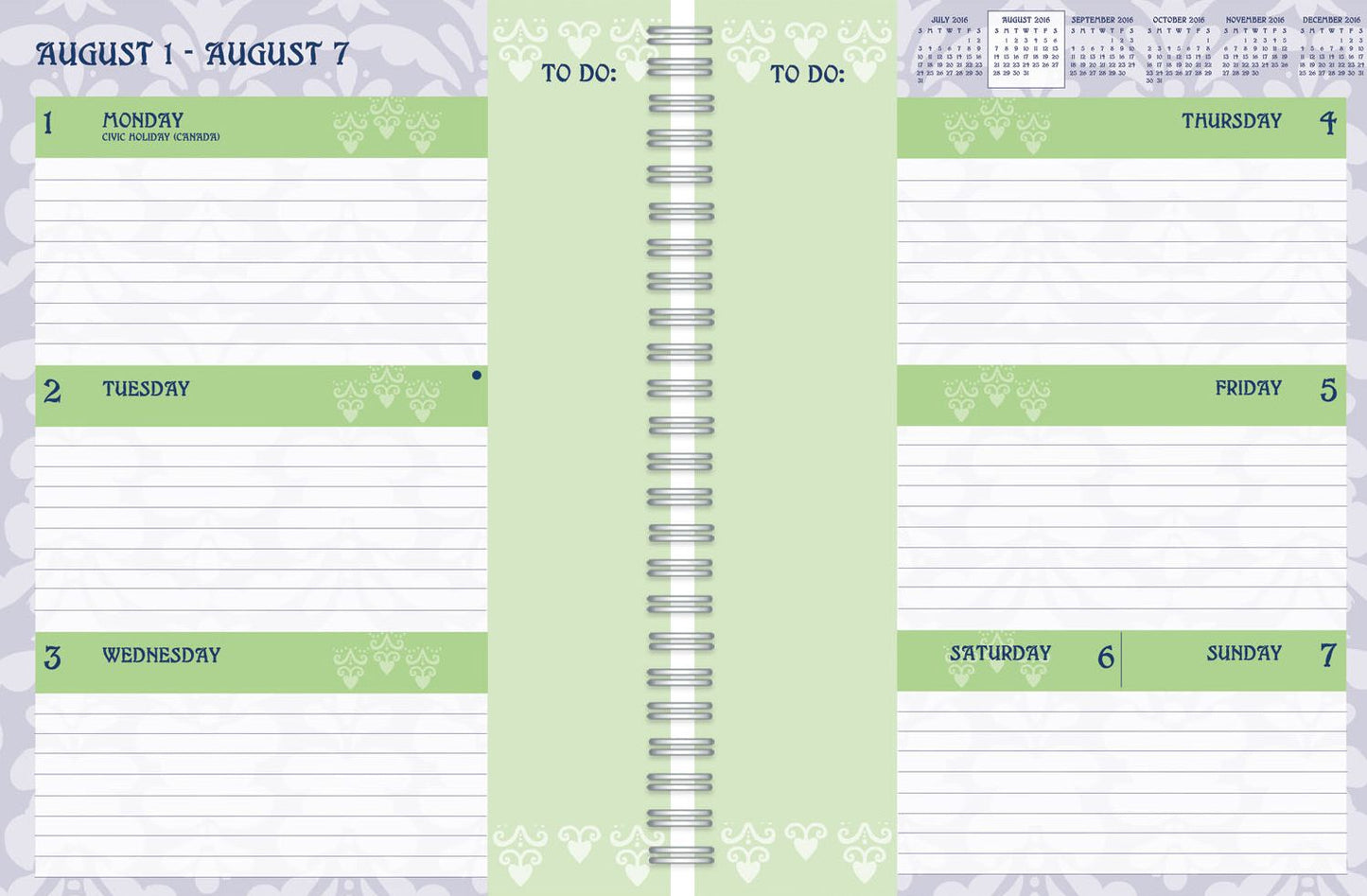 2017 WSBL Deluxe Planner Bohemian