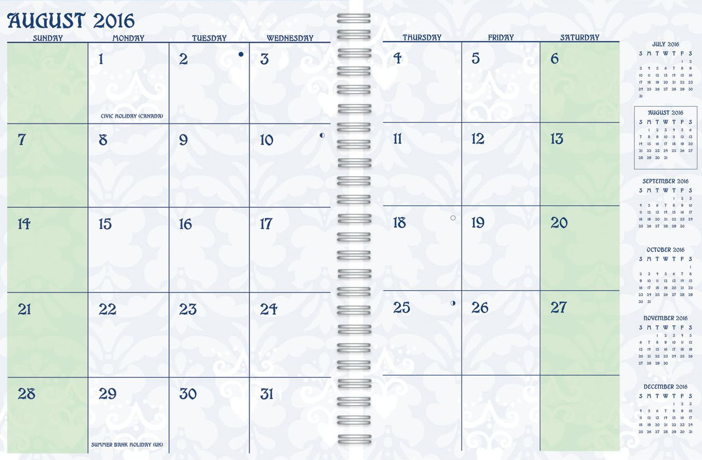 2017 WSBL Deluxe Planner Bohemian