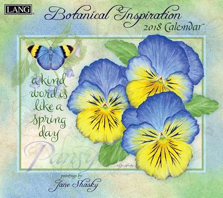 2018 BOTANICAL INSPIRATION WALL CALENDAR