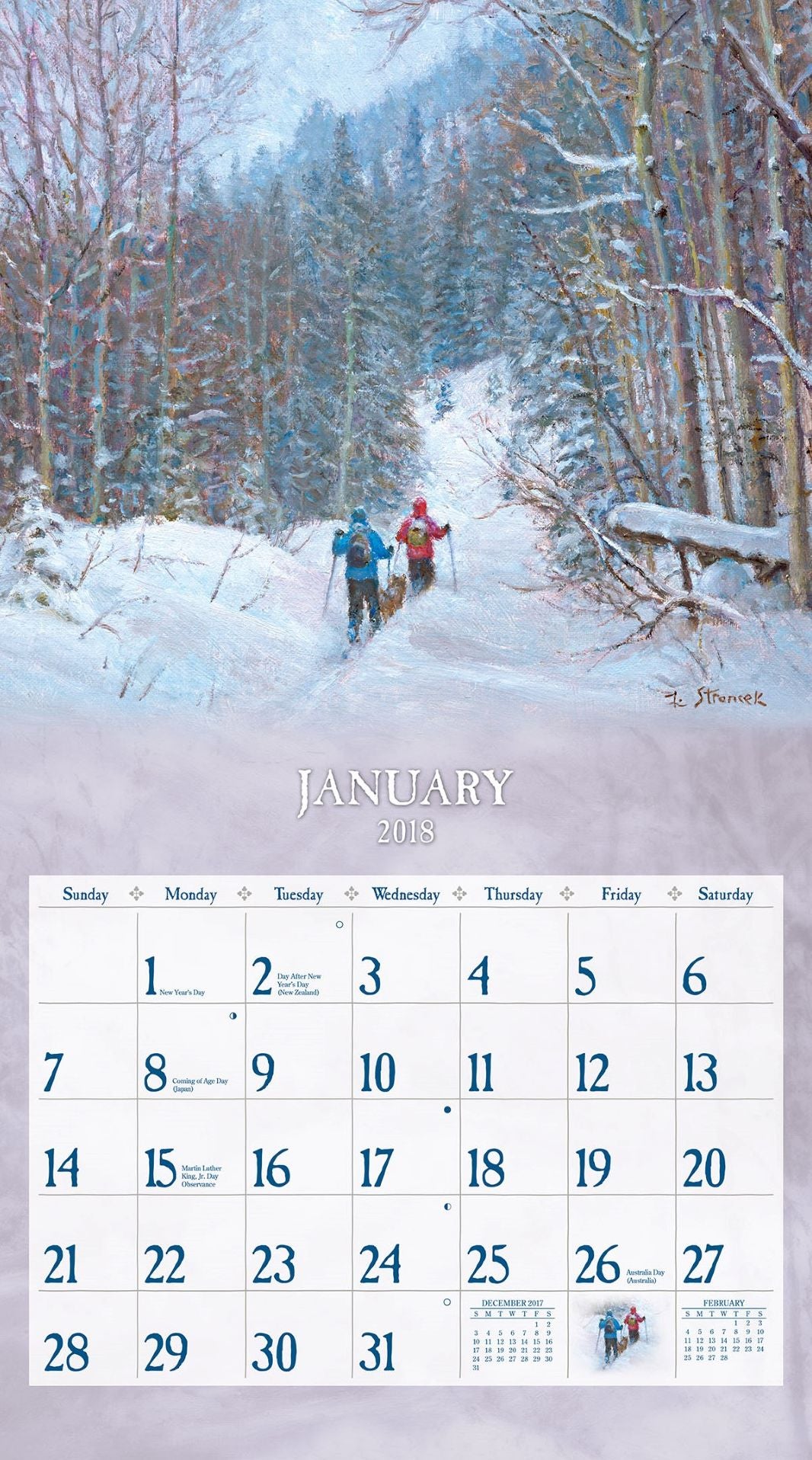 2018 FOUR SEASONS WALL CALENDAR