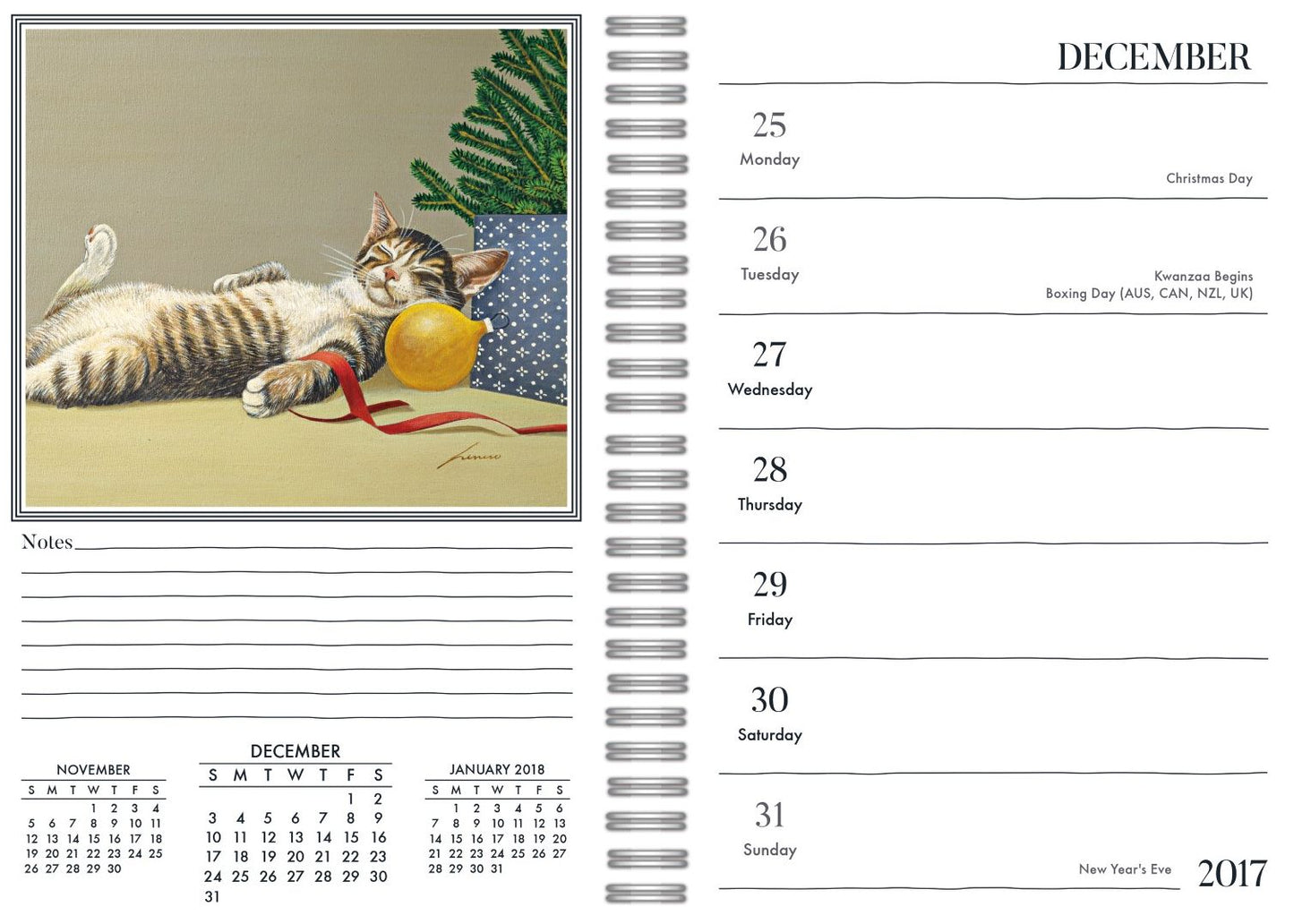 2018 AMERICAN CAT ENGAGEMENT PLANNER - SPIRAL