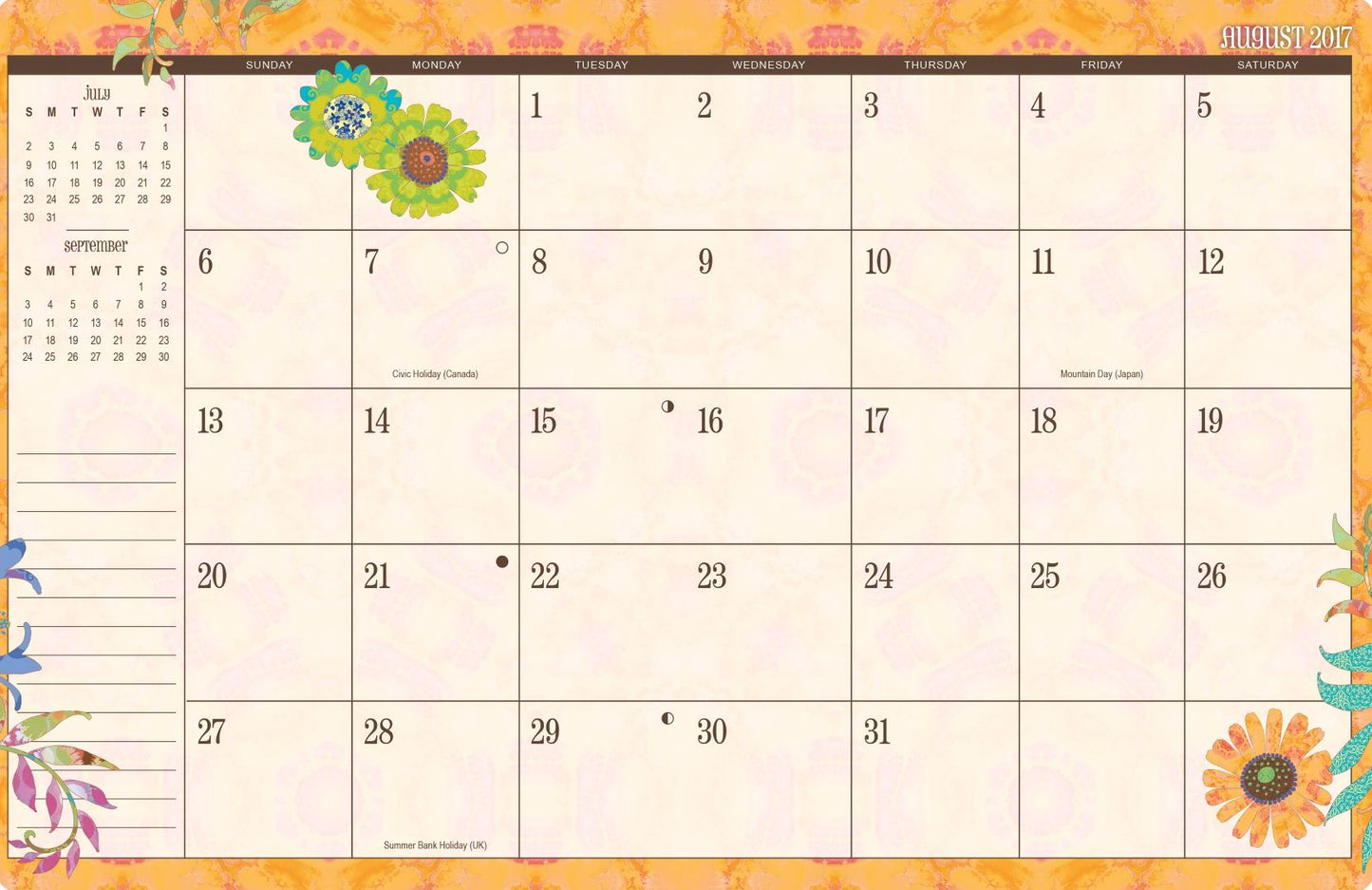 2018 LADYBIRD MONTHLY PLANNER