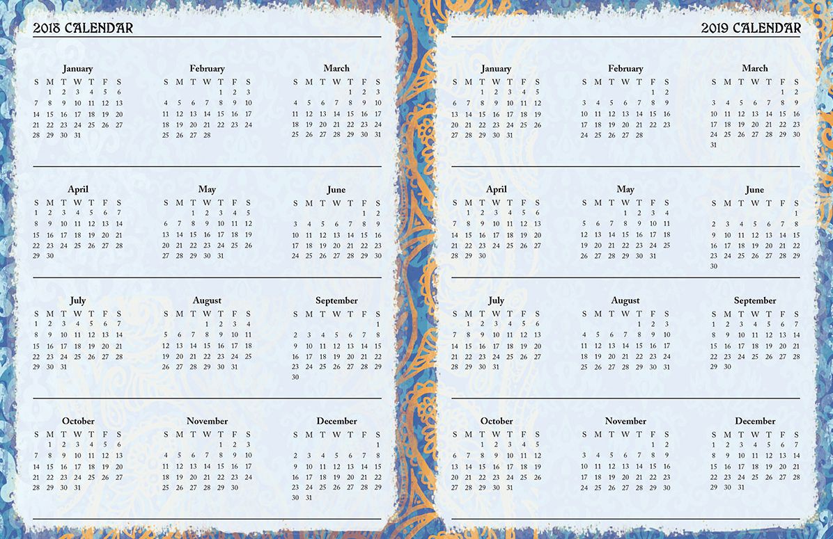 2018 BOHEMIAN MONTHLY PLANNER - CUSTOM
