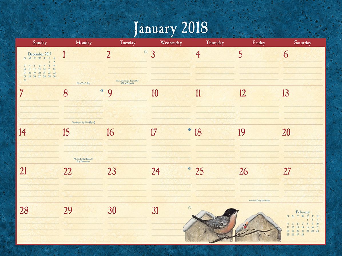 2018 HEART & HOME 16 MONTH NOTENOOK