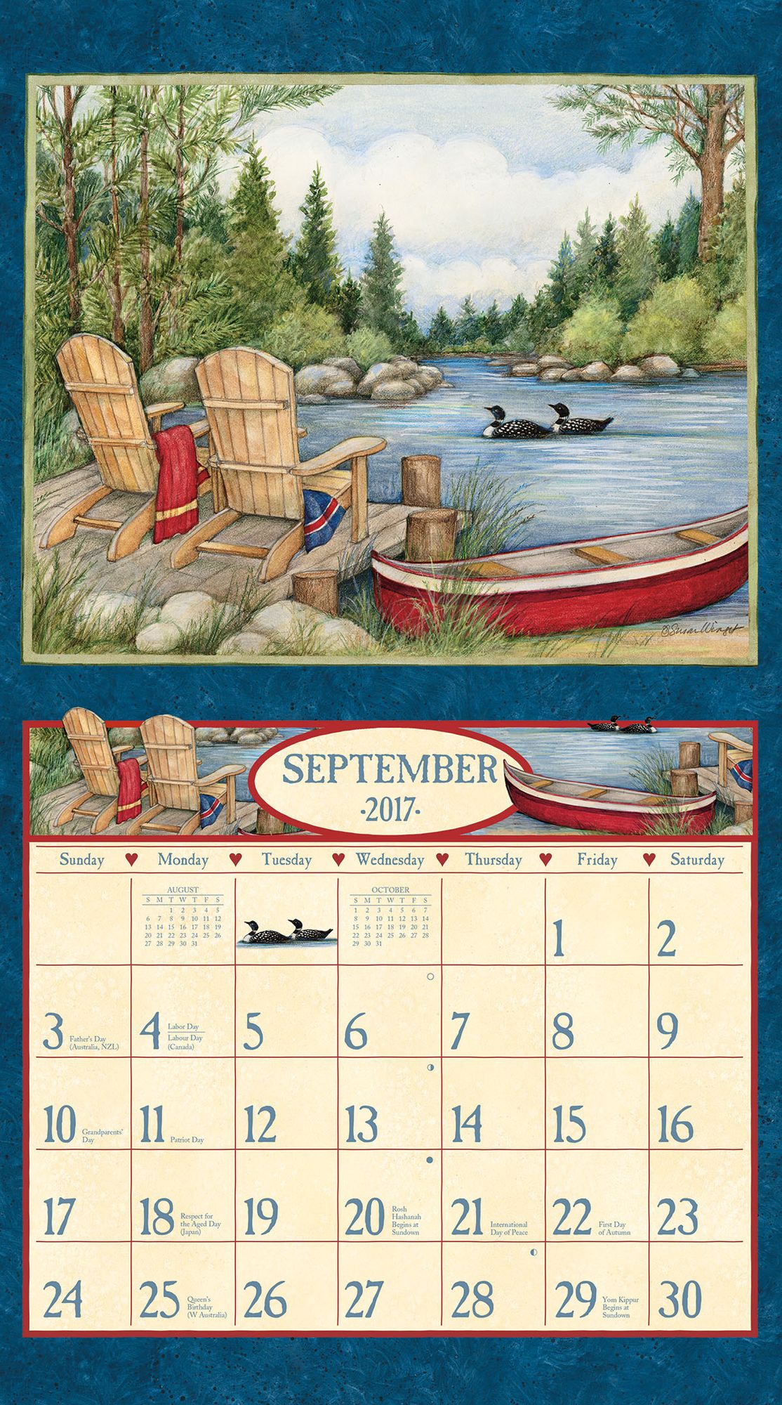 2018 HEART & HOME 16 MONTH WALL CALENDAR
