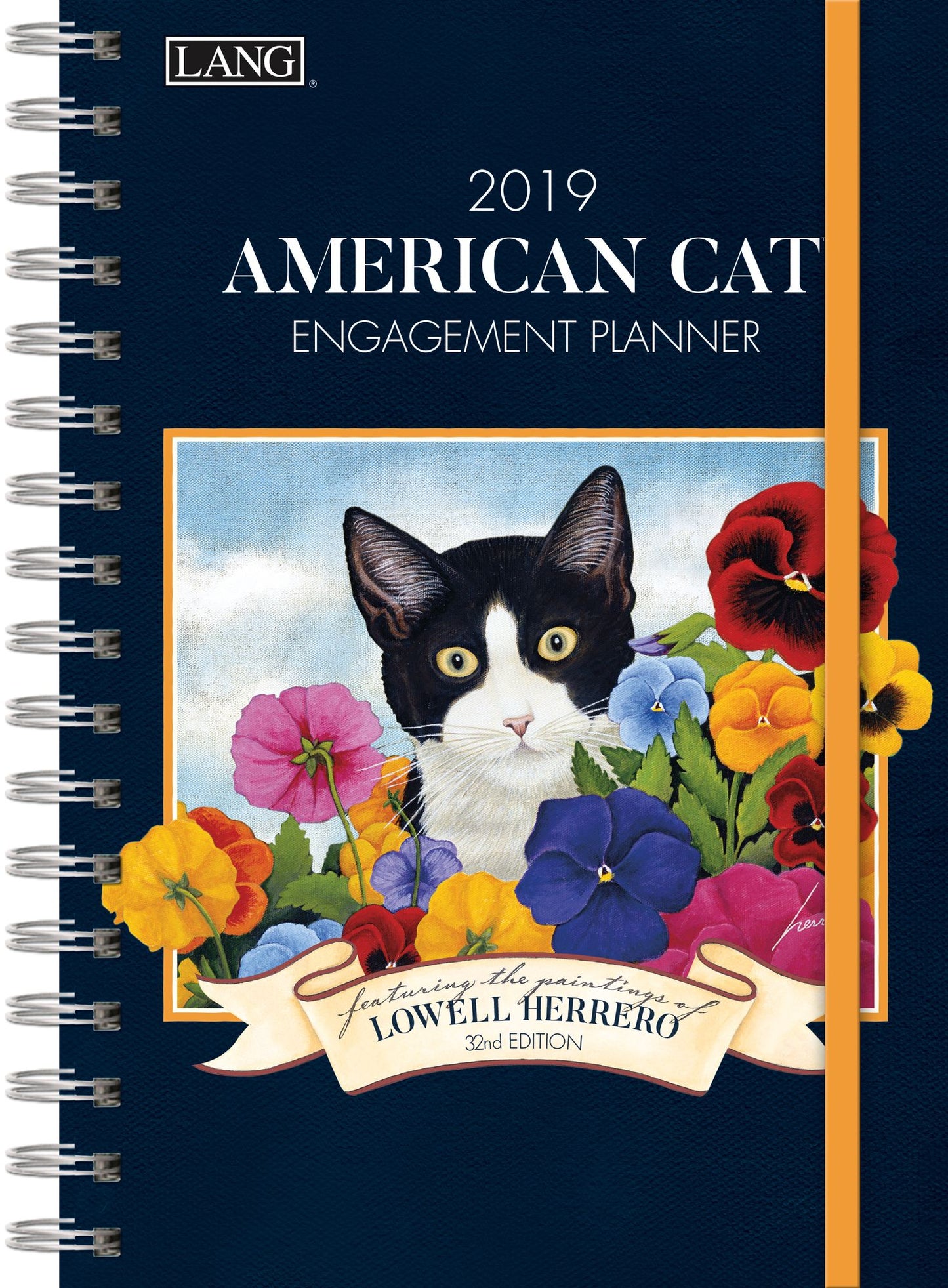 American Cat 2019 6.25 X 9 Engagement Planner - Spiral