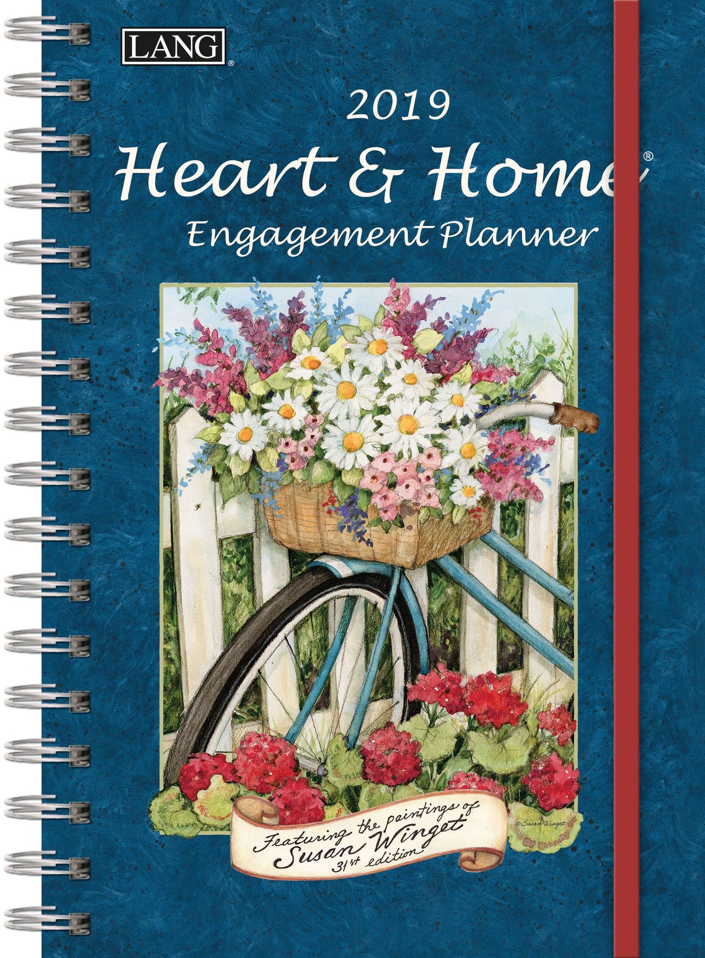 Heart & Home 2019 6.25 X 9 Engagement Planner - Spiral