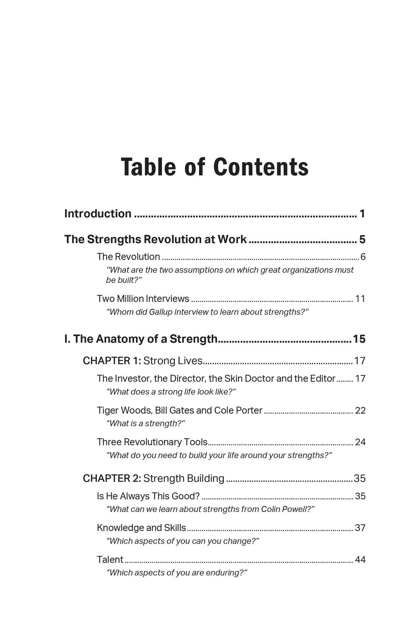 Now, Discover Your Strengths