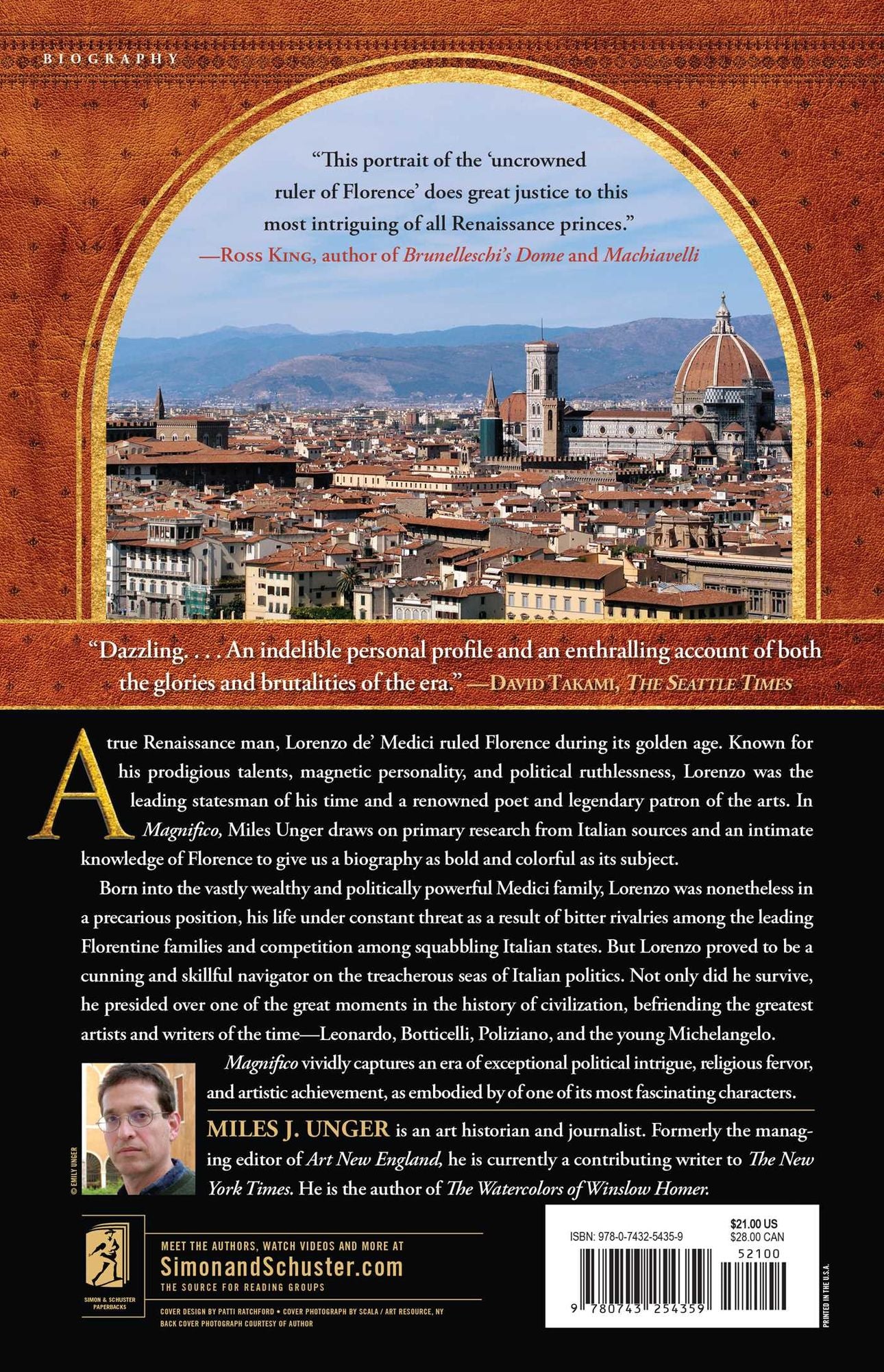 Magnifico: The Brilliant Life and Violent Times of Lorenzo de' Medici