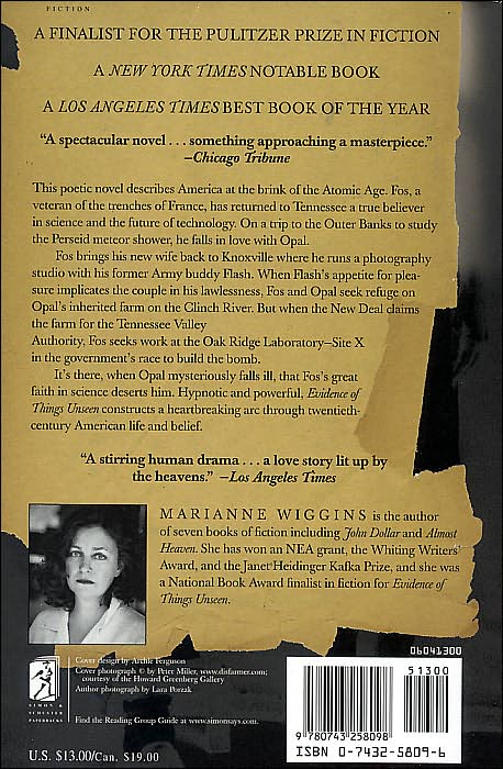 Evidence of Things Unseen: A Novel