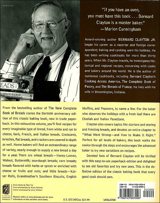 Bernard Clayton's New Complete Book of Breads
