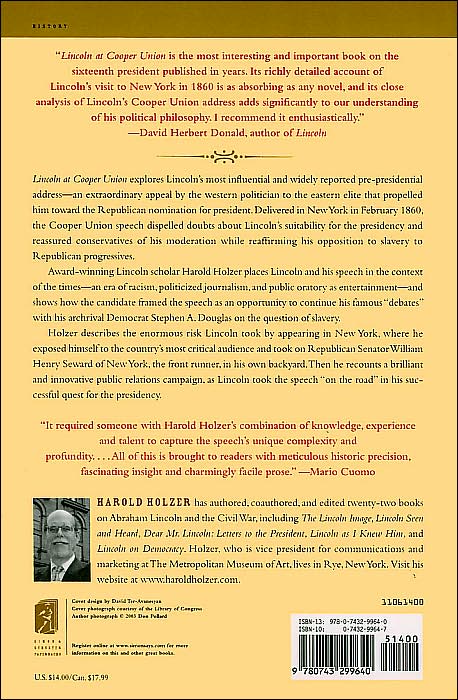 Lincoln at Cooper Union: The Speech That Made Abraham Lincoln President