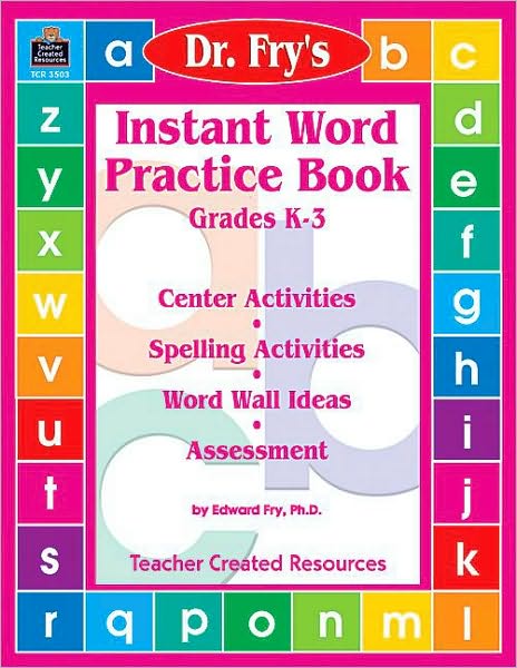 Instant Word Practice Book