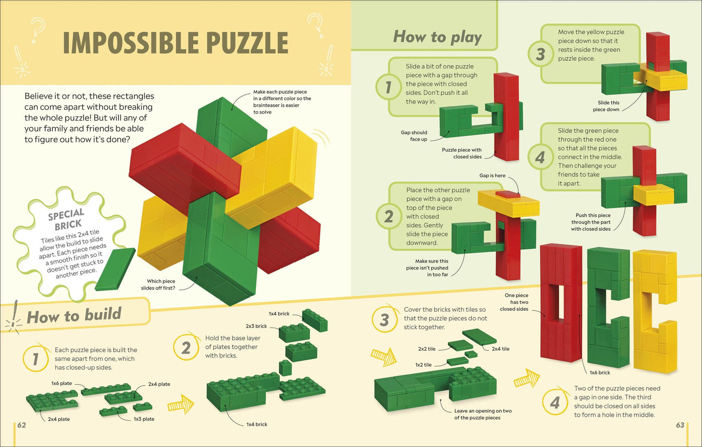 The LEGO Games Book (Library Edition): 50 Fun Brainteasers, Games, Challenges, and Puzzles!