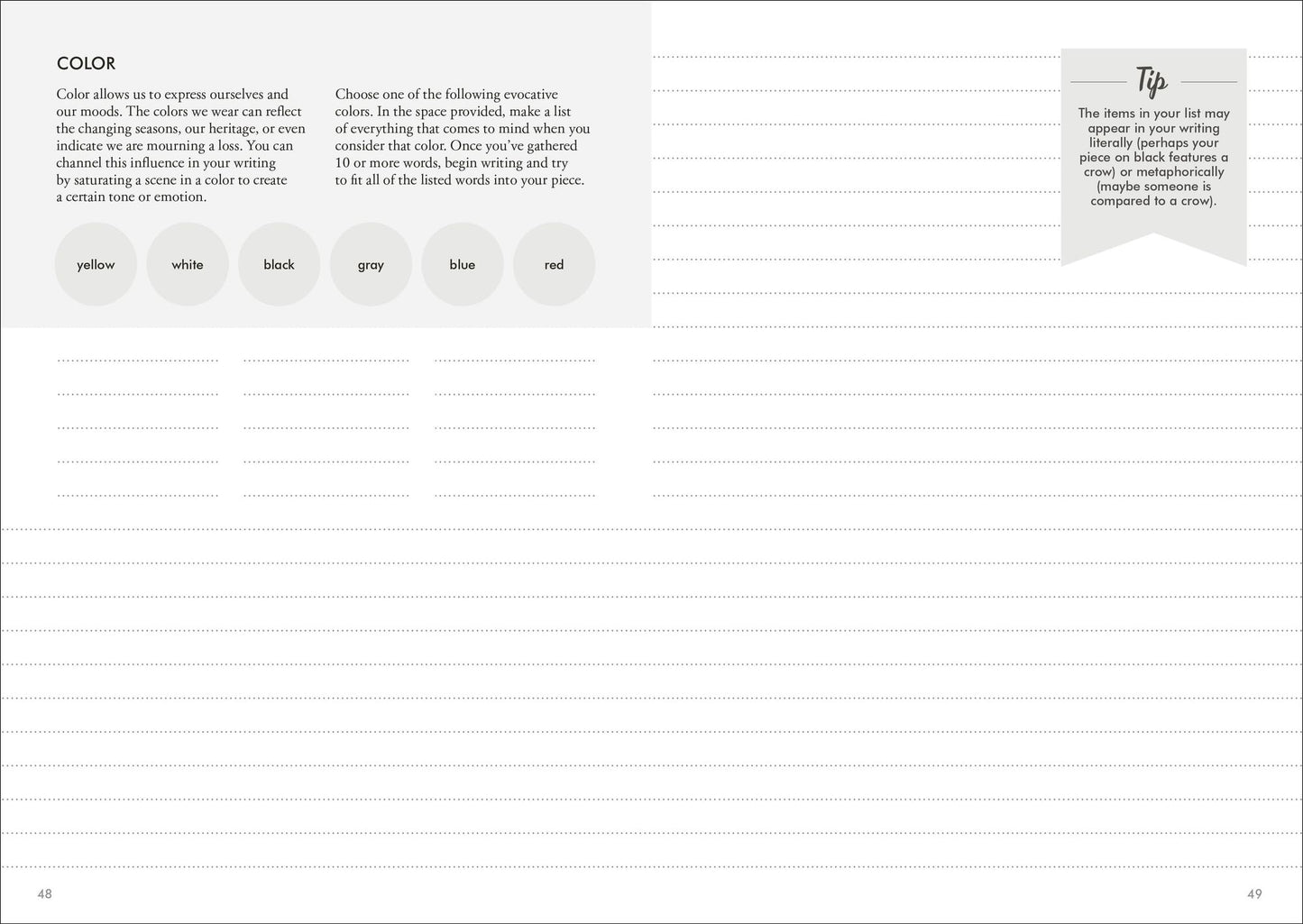 Words in Progress: The Creative Writer's Guided Journal