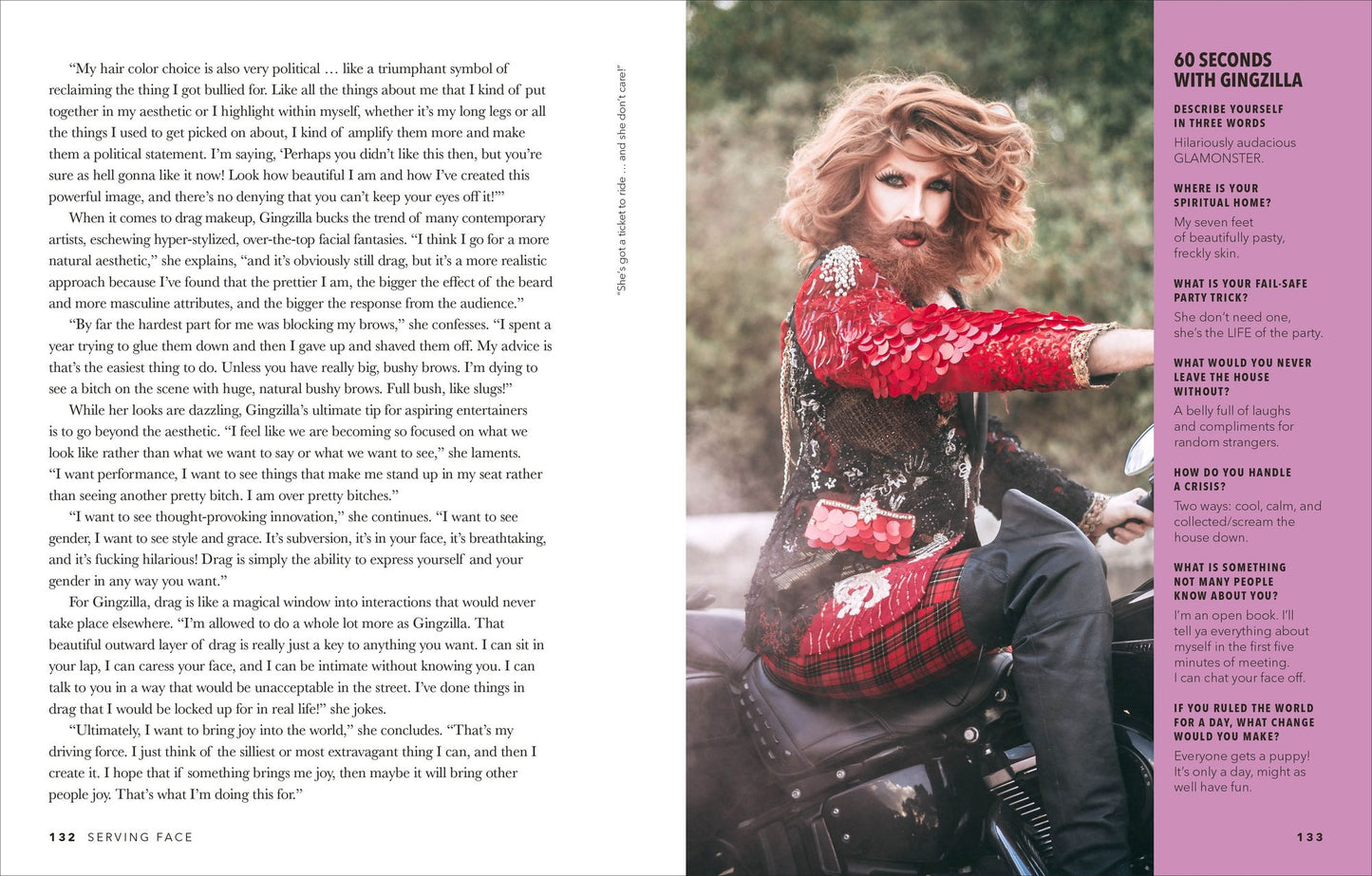 Serving Face: Lessons on poise and (dis)grace from the world of drag