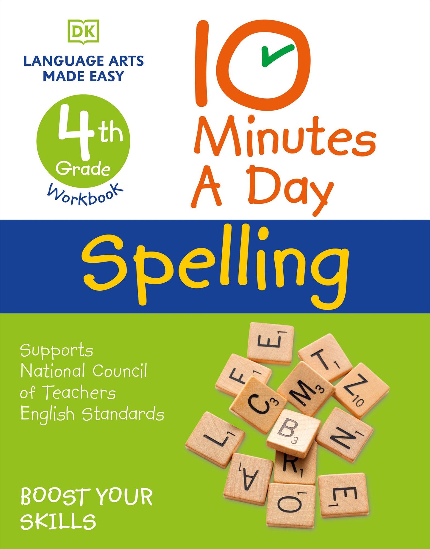 10 Minutes a Day Spelling Grade 4: Helps develop strong English skills