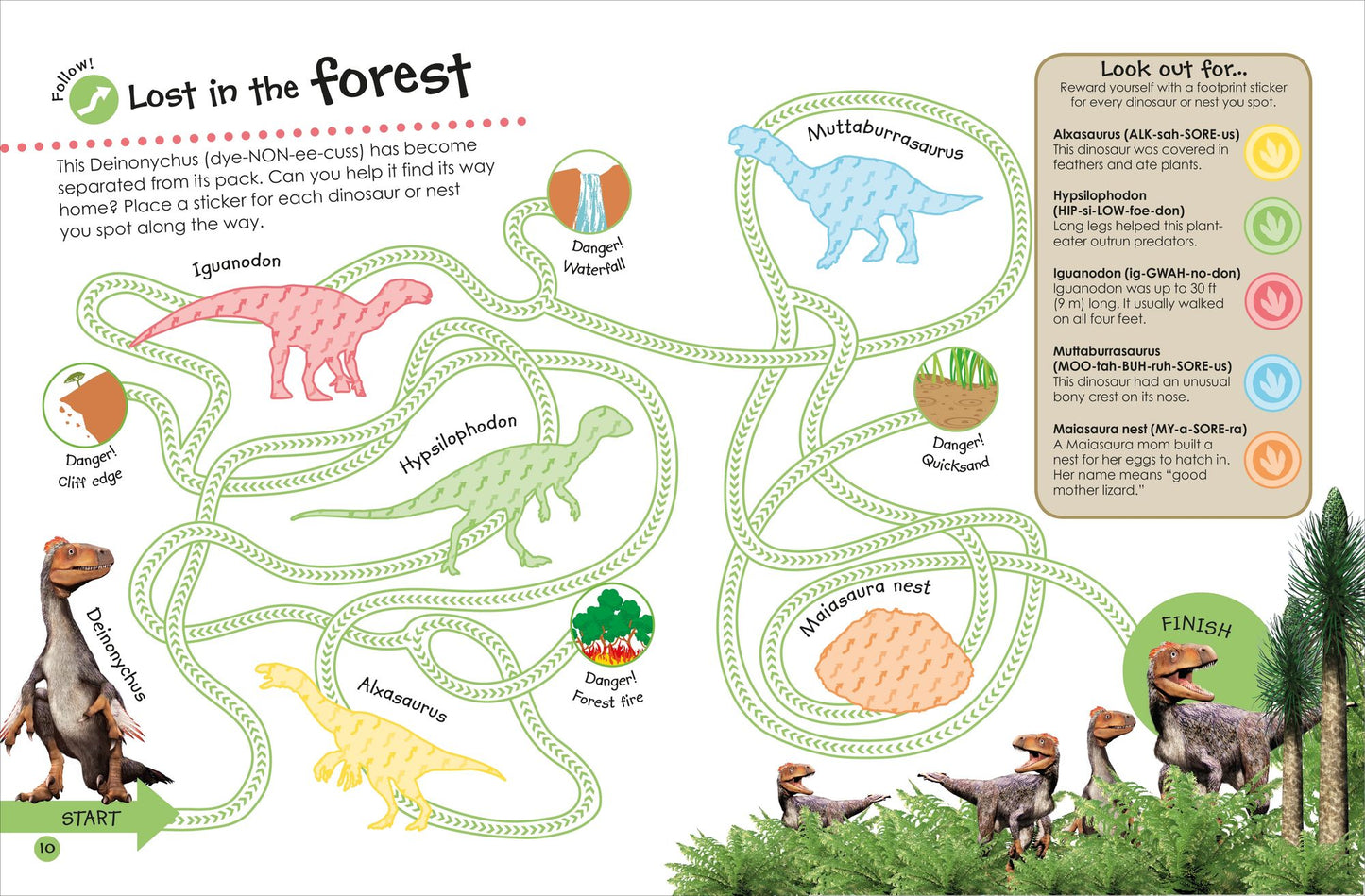 The Ultimate Sticker Book Dinosaurs